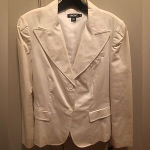 NWT DKNY Classic Women's Cotton Blazer Jacket Size 14
